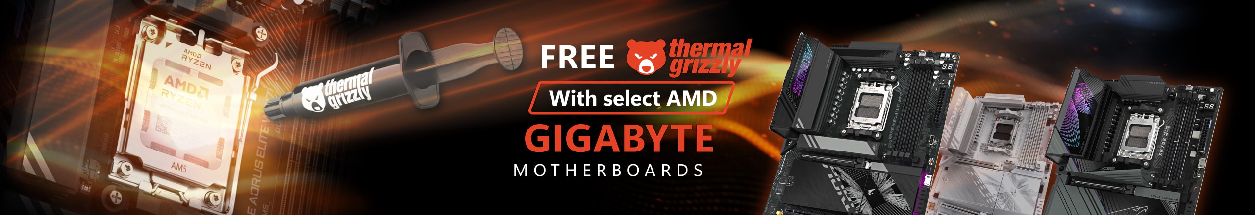 Gigabyte x Thermal Grizzly Black November Bundle